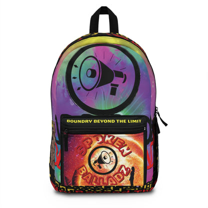 Spoken Balladz 'Say It Twice' Designer Backpack Printify