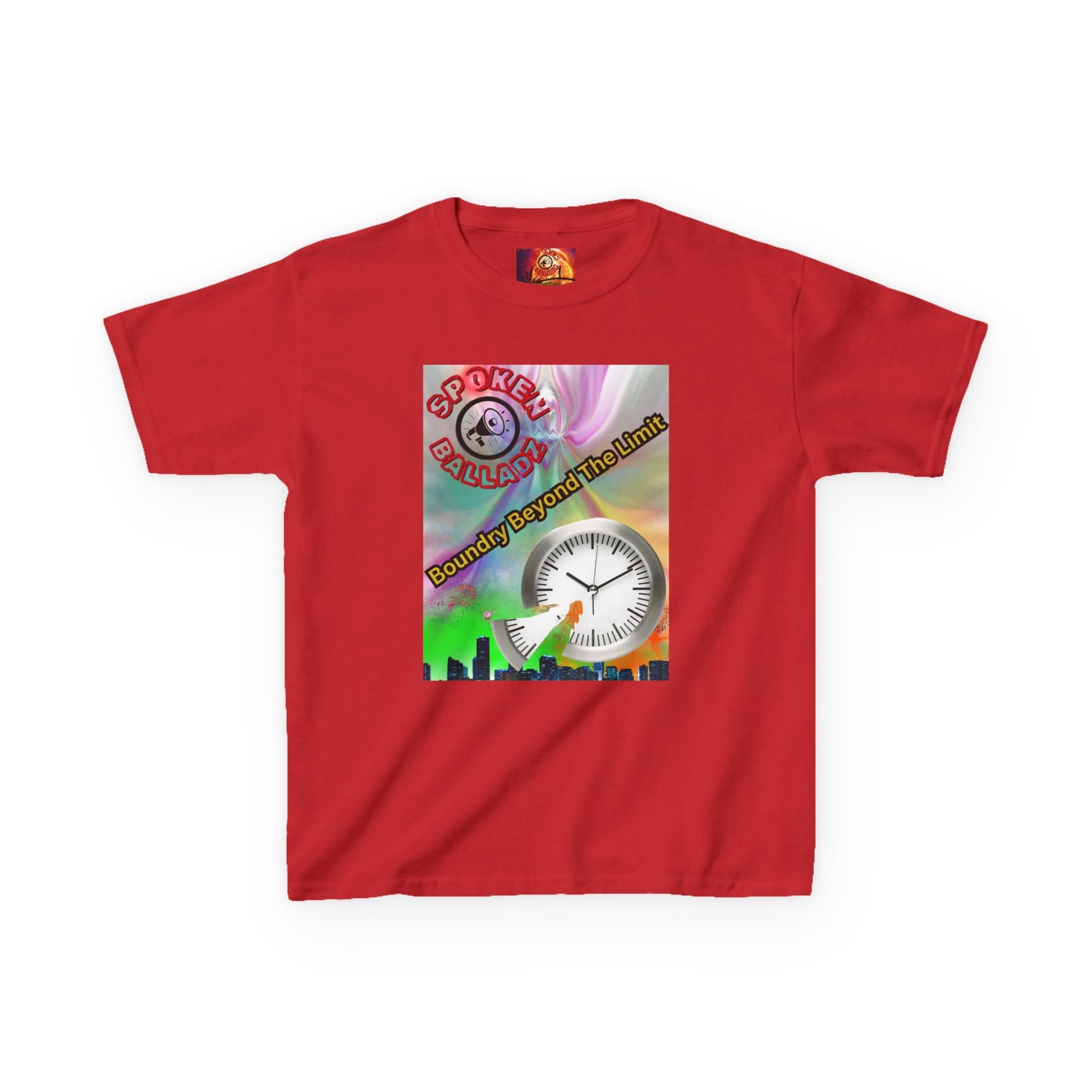 Spoken Balladz - Original 'Tic-Toc' Designer Kids T-Shirt Printify