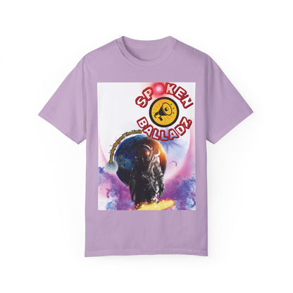 Spoken Balladz Unisex Garment-Dyed 'Cosmic Astronaut' T-Shirt Printify