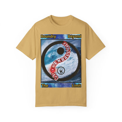 Spoken Balladz Unisex Garment-Dyed 'Ying Yang' T-Shirt Printify