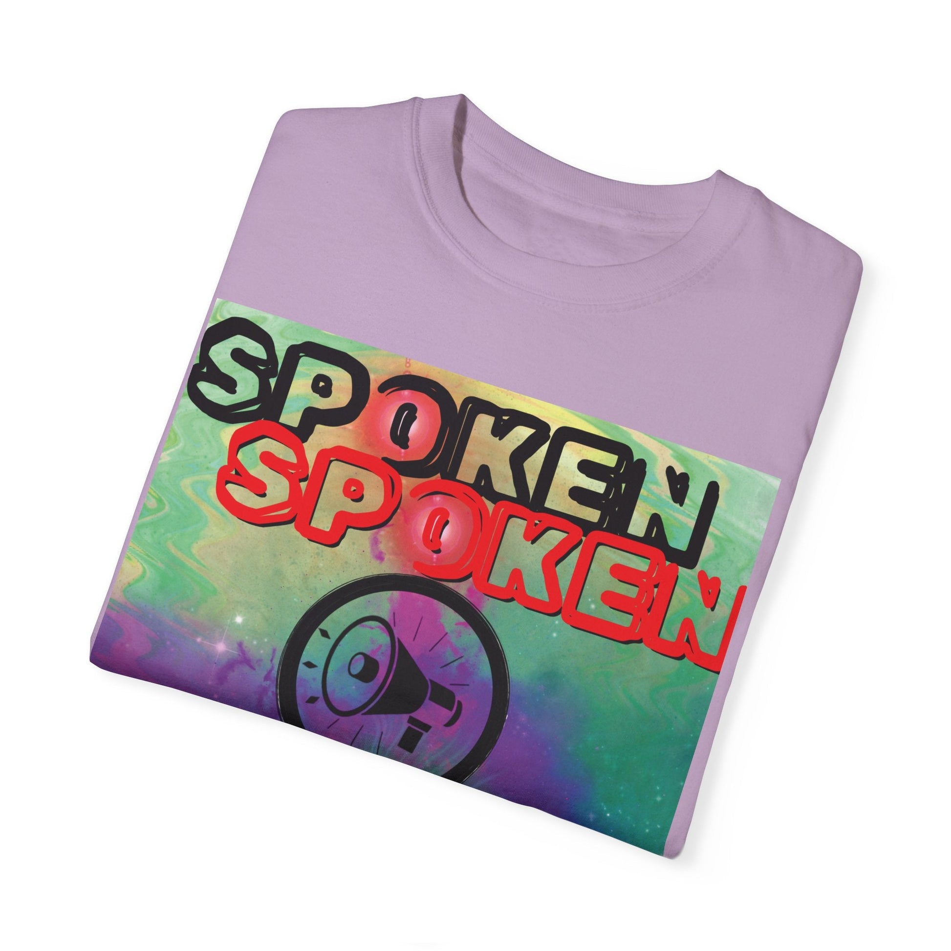 Spoken Balladz Unisex Garment-Dyed 'Say It Twice' T-Shirt Printify