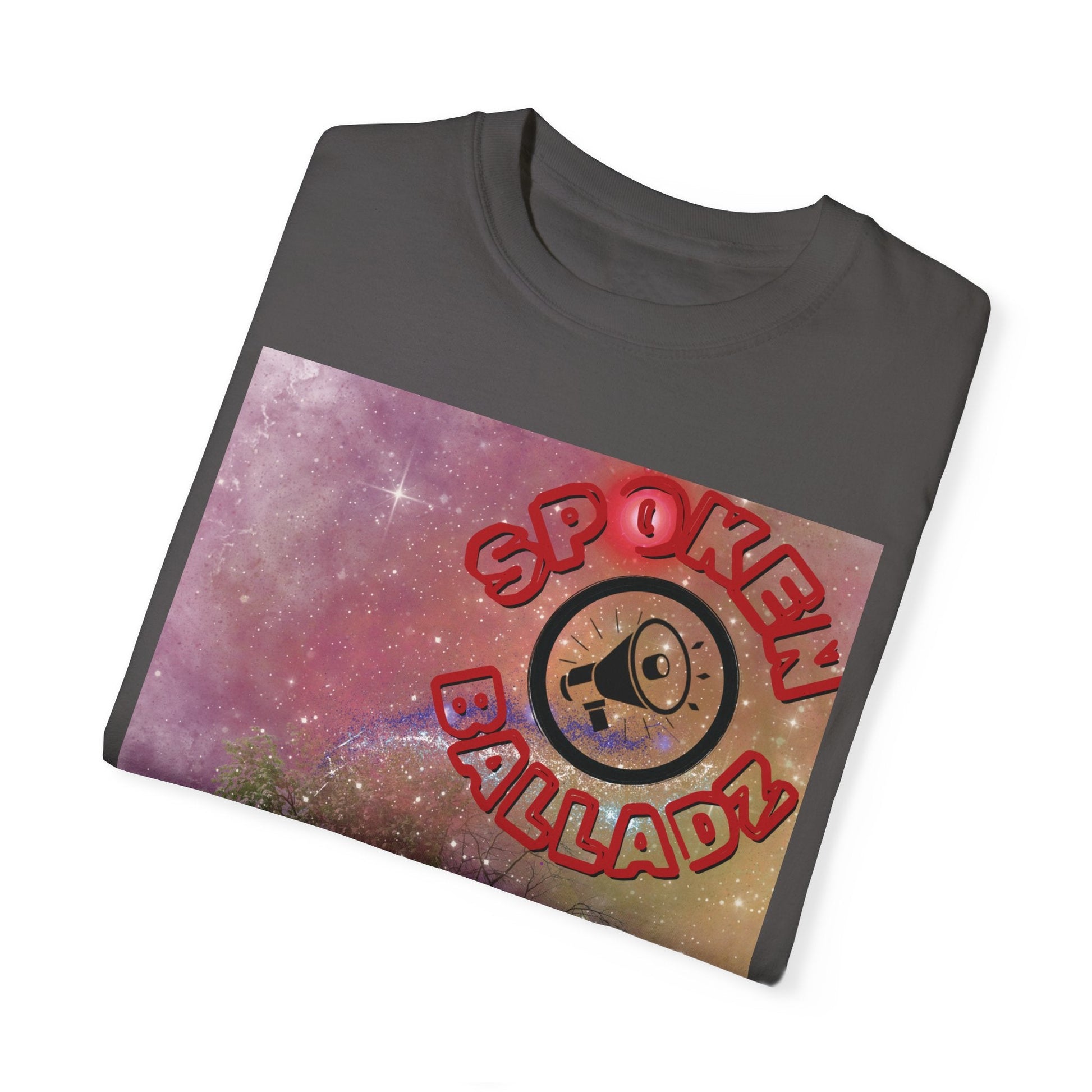 Spoken Balladz Unisex Garment-Dyed 'Spark Of Life' T-Shirt Printify