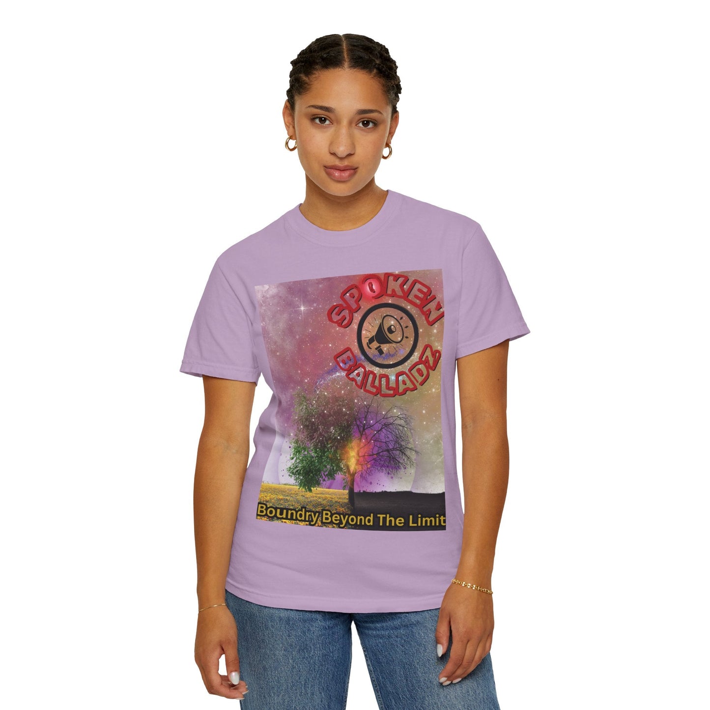 Spoken Balladz Unisex Garment-Dyed 'Spark Of Life' T-Shirt Printify