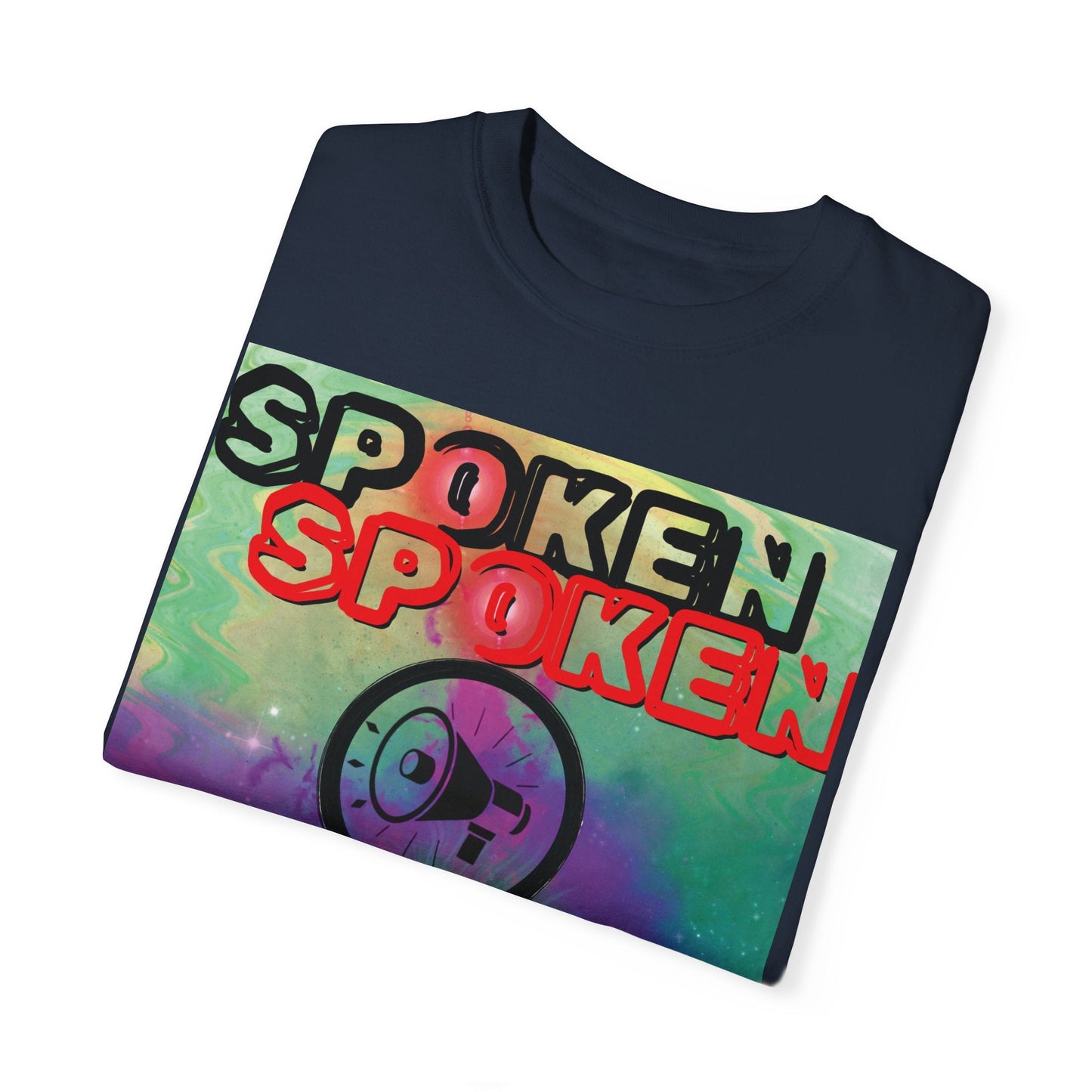 Spoken Balladz Unisex Garment-Dyed 'Say It Twice' T-Shirt Printify