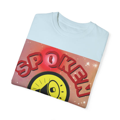 Spoken Balladz Unisex Garment-Dyed 'Signature Logo' T-Shirt Printify