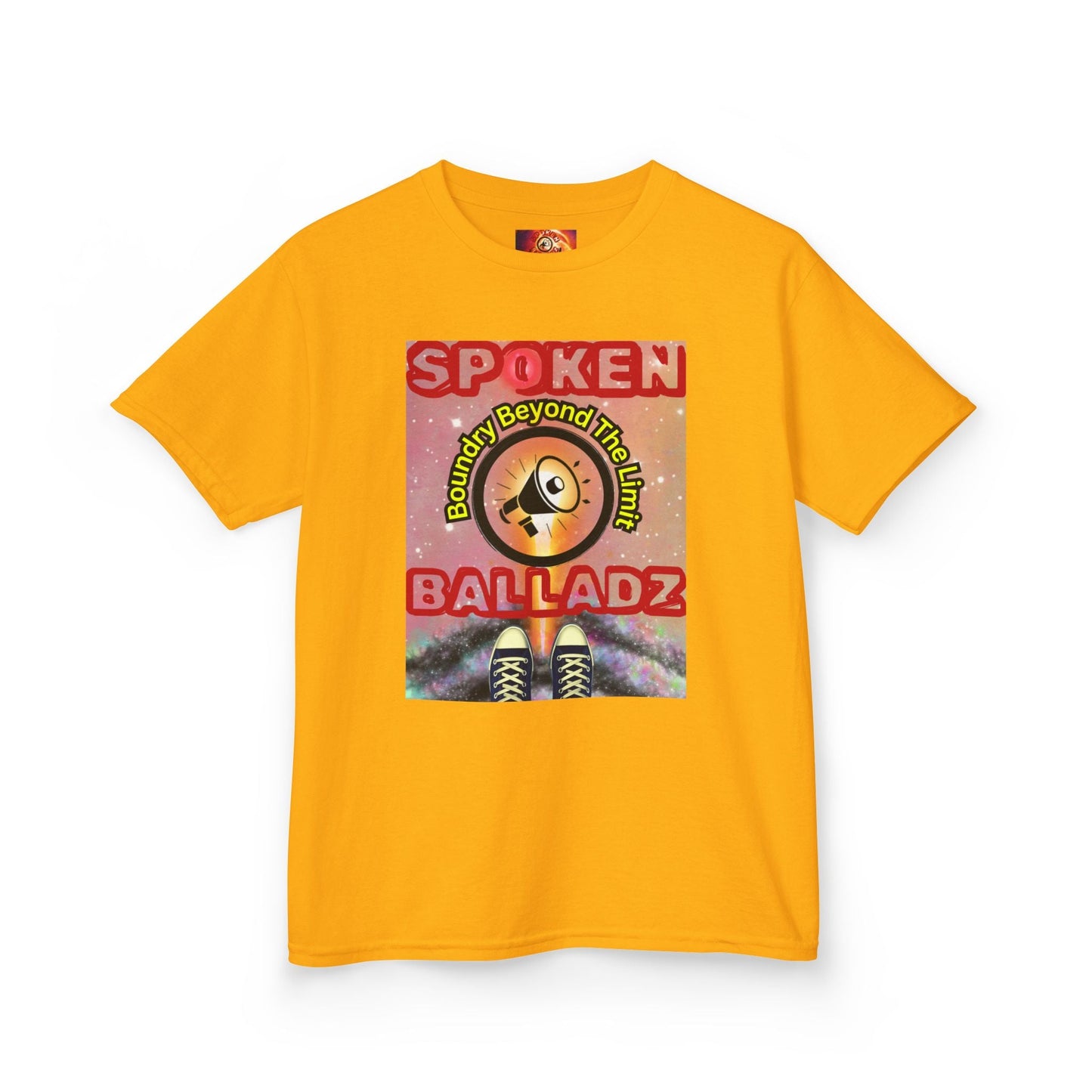 Spoken Balladz -Original 'Feet At Your Universe' Designer Kids T-Shirt Printify