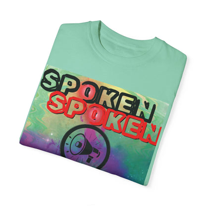 Spoken Balladz Unisex Garment-Dyed 'Say It Twice' T-Shirt Printify