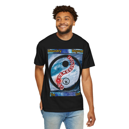 Spoken Balladz Unisex Garment-Dyed 'Ying Yang' T-Shirt Printify