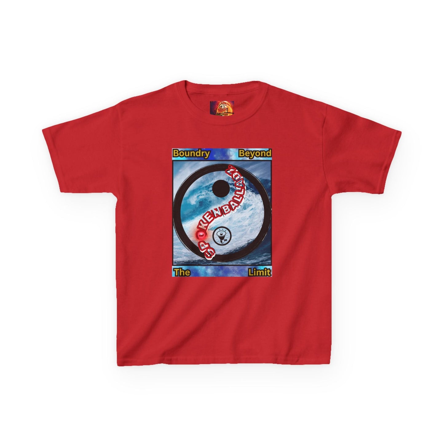 Spoken Balladz - Original 'Ying-Yang' Designer Kids T-Shirt Printify