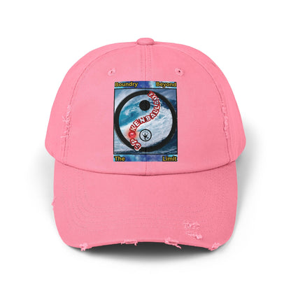 Spoken Balladz 'Ying~Yang' Unisex Distressed Cap Printify