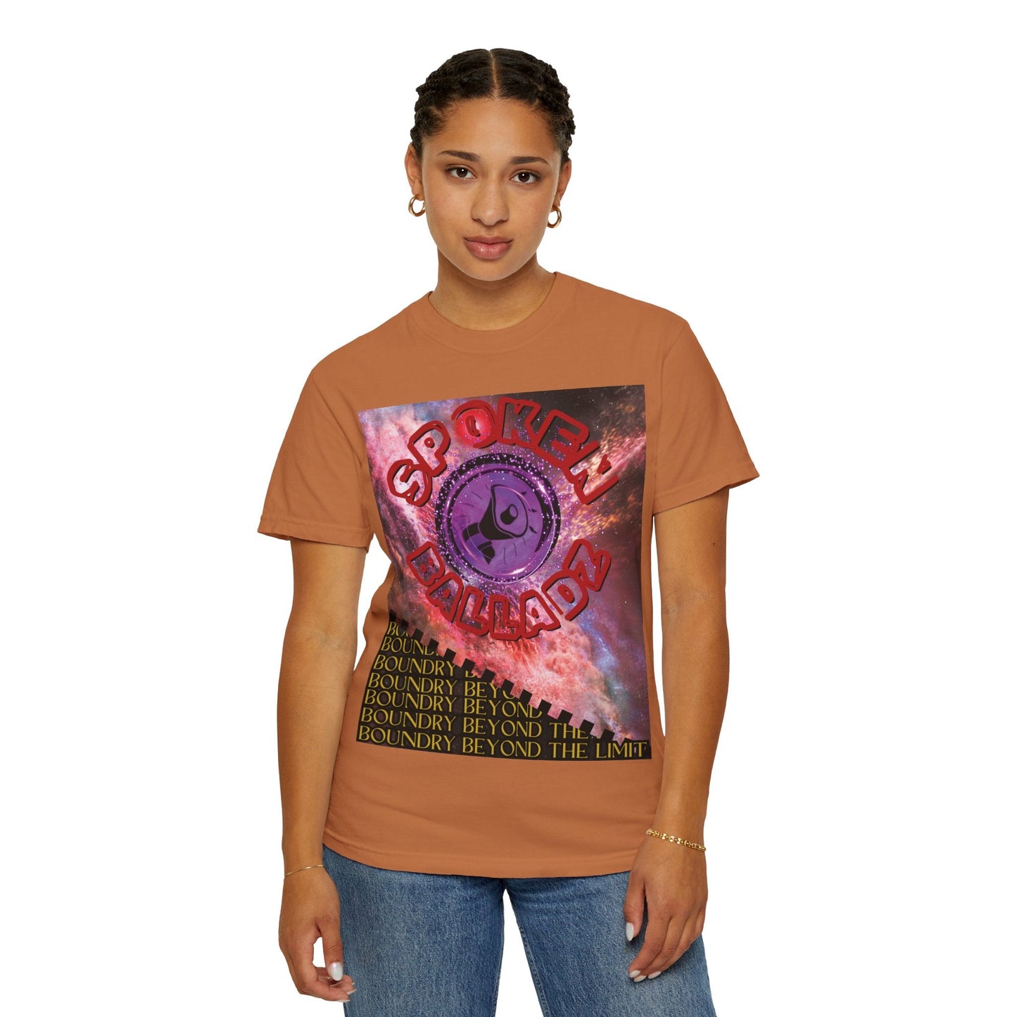 Spoken Balladz Unisex Garment-Dyed 'Sound Of Creation' T-Shirt Printify