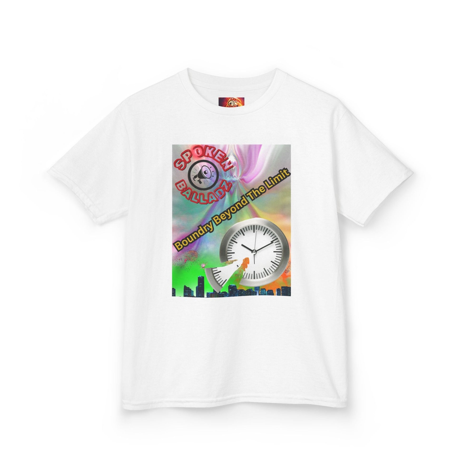 Spoken Balladz - Original 'Tic-Toc' Designer Kids T-Shirt Printify