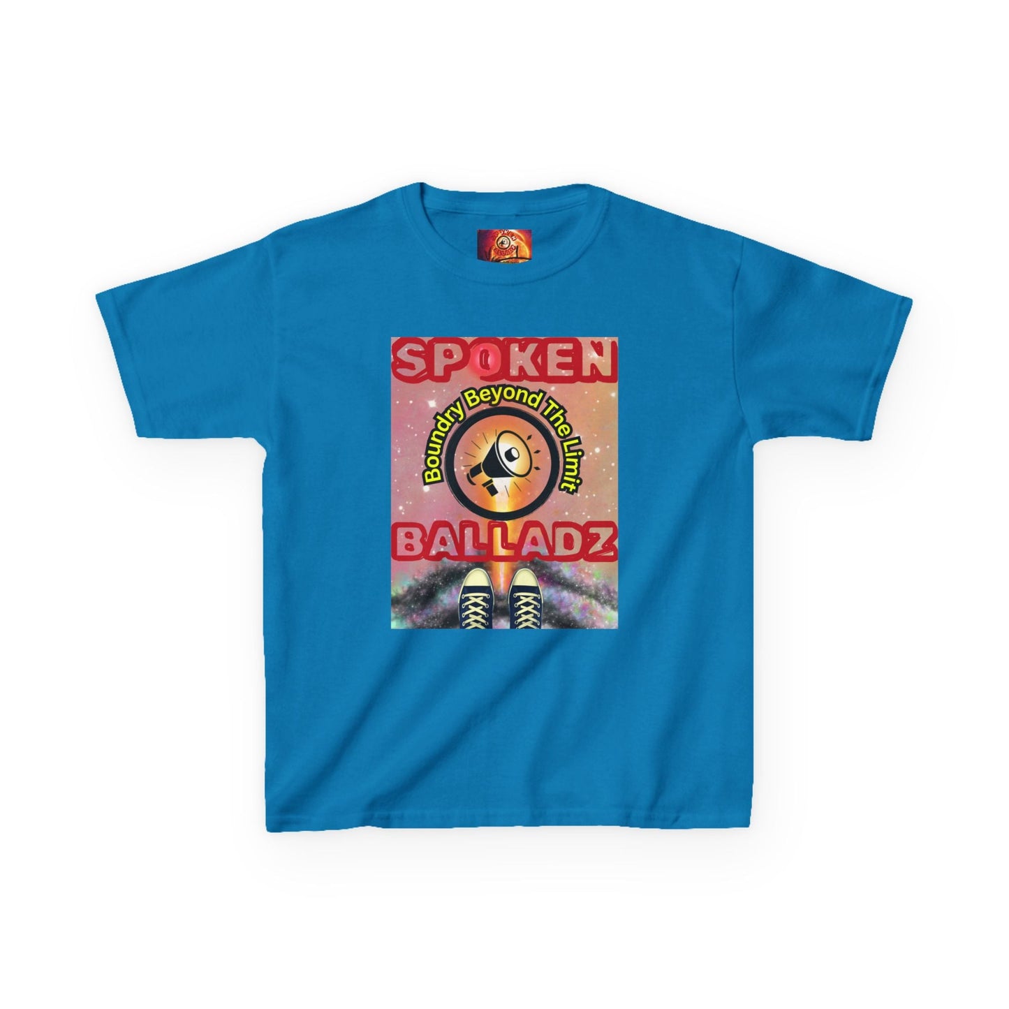 Spoken Balladz -Original 'Feet At Your Universe' Designer Kids T-Shirt Printify