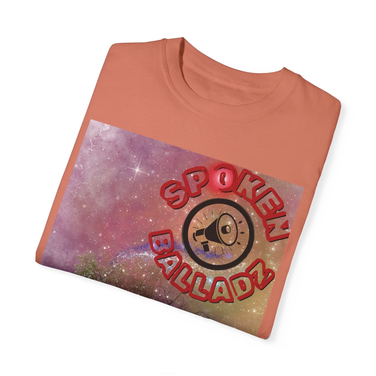 Spoken Balladz Unisex Garment-Dyed 'Spark Of Life' T-Shirt Printify