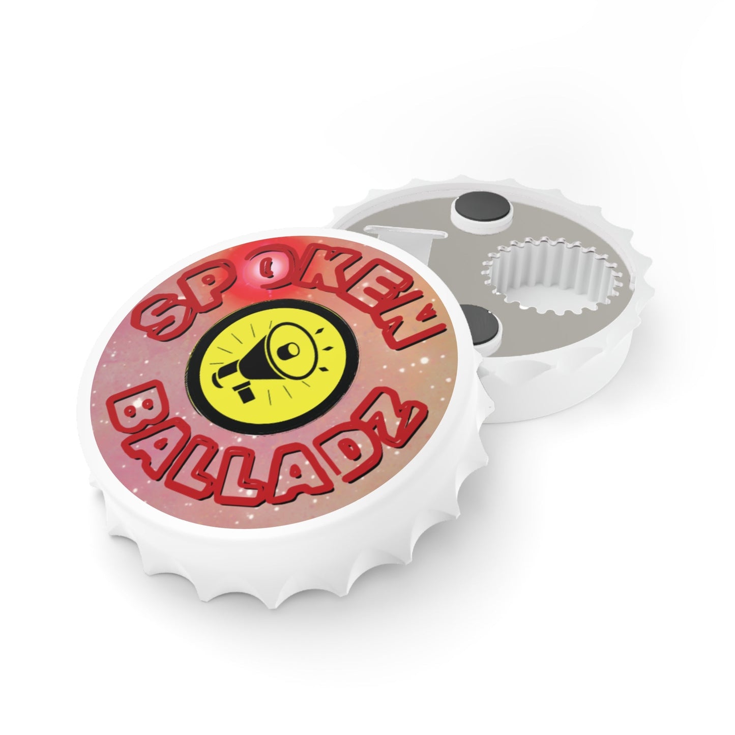 Spoken Balladz 'Signature Logo' Bottle Opener Printify