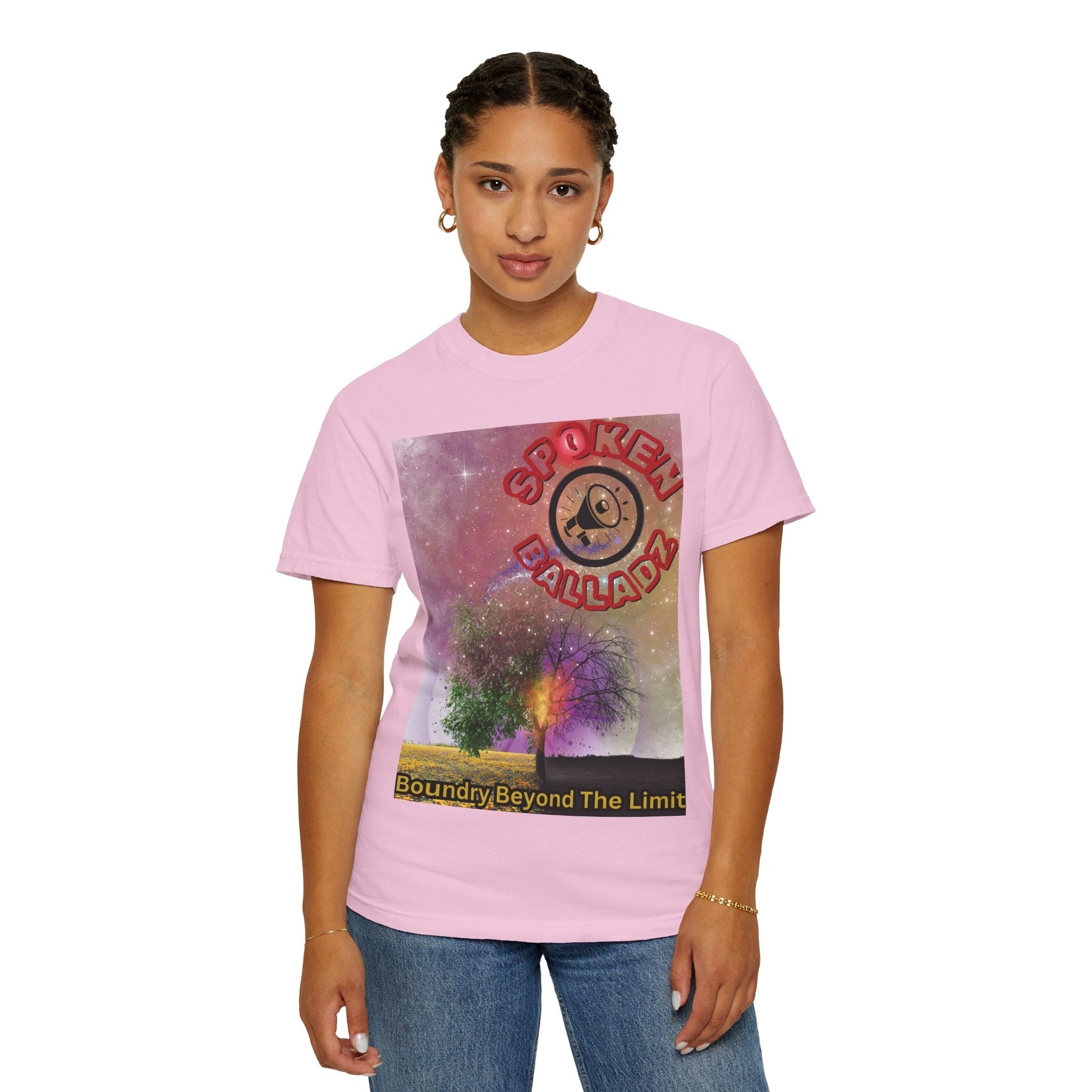 Spoken Balladz Unisex Garment-Dyed 'Spark Of Life' T-Shirt Printify