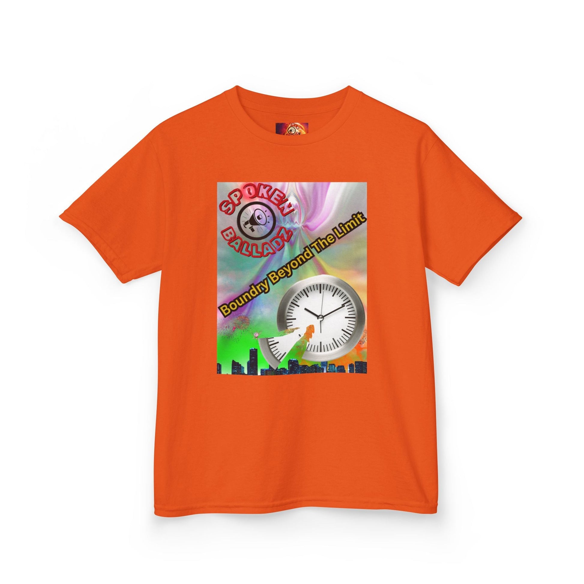 Spoken Balladz - Original 'Tic-Toc' Designer Kids T-Shirt Printify