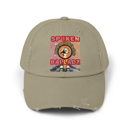 Spoken Balladz 'Universe At Your Feet' Distressed Cap Printify