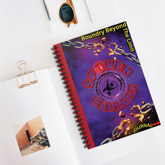 Spoken Balladz 'Chainbreaker' Journal (RED) - Spoken Balladz LLC