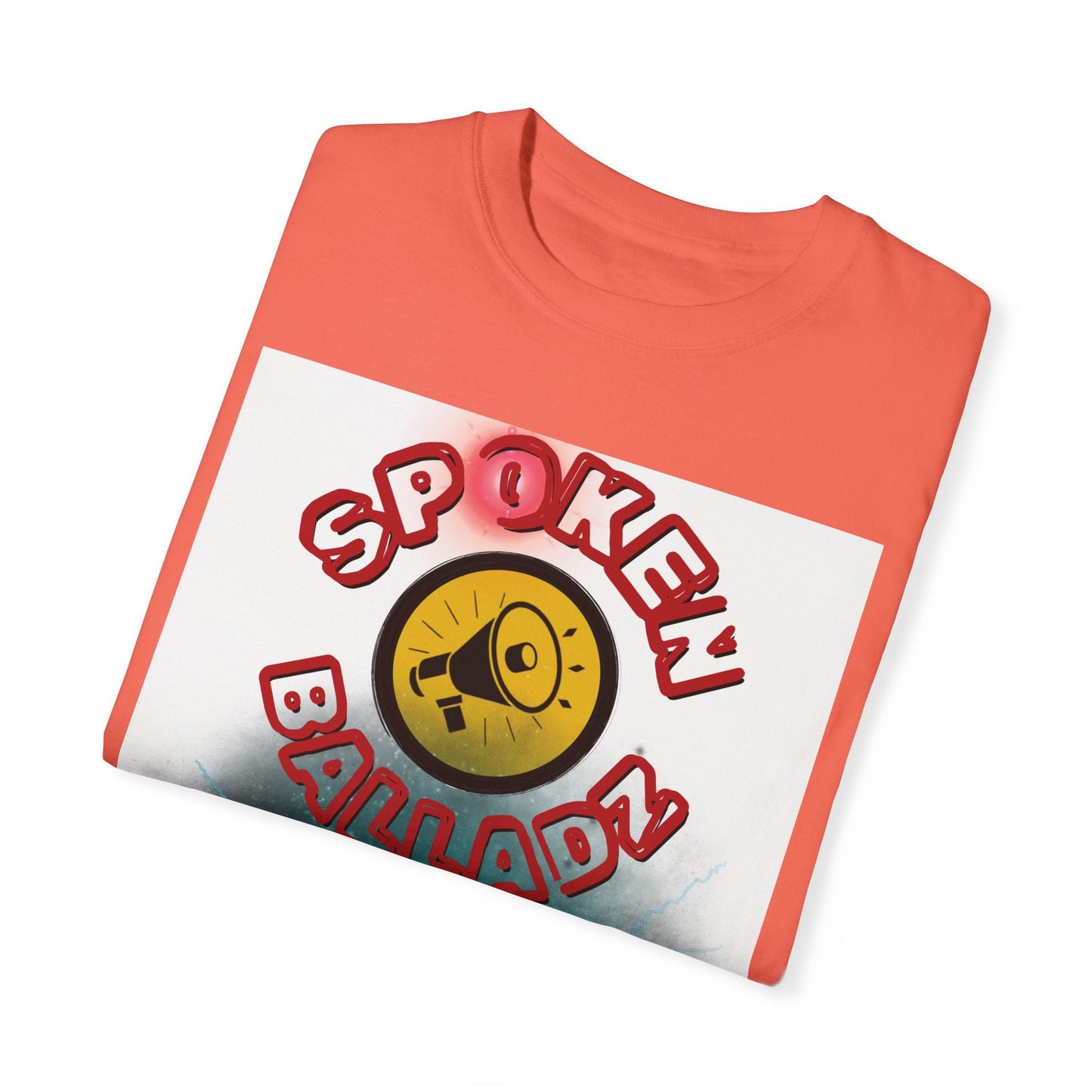 Spoken Balladz Unisex Garment-Dyed 'Lawbreaker' T-Shirt Printify