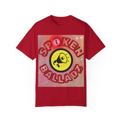 Spoken Balladz Unisex Garment-Dyed 'Signature Logo' T-Shirt Printify