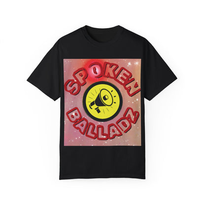 Spoken Balladz Unisex Garment-Dyed 'Signature Logo' T-Shirt Printify