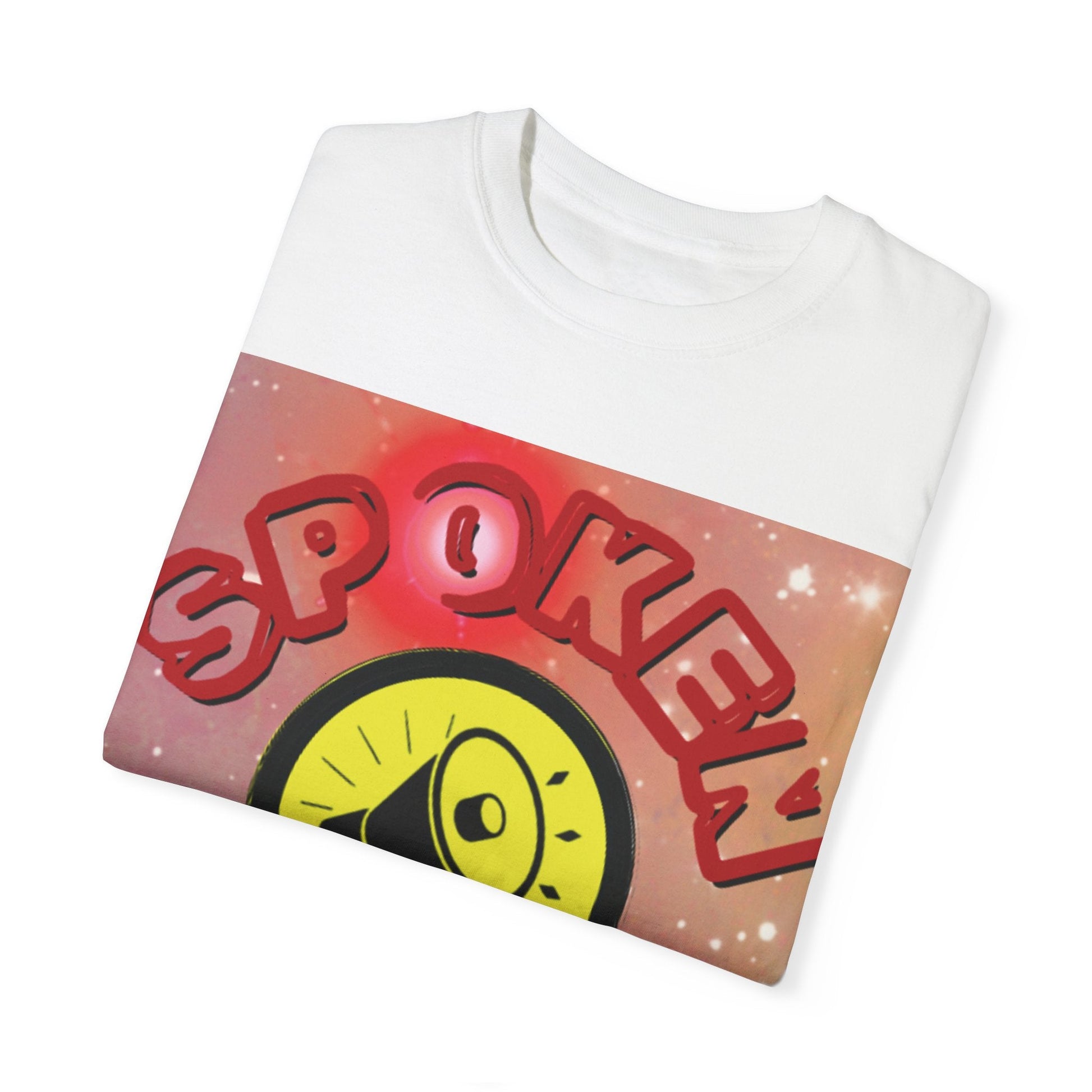 Spoken Balladz Unisex Garment-Dyed 'Signature Logo' T-Shirt Printify