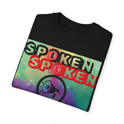 Spoken Balladz Unisex Garment-Dyed 'Say It Twice' T-Shirt Printify