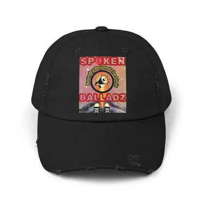 Spoken Balladz 'Universe At Your Feet' Distressed Cap Printify