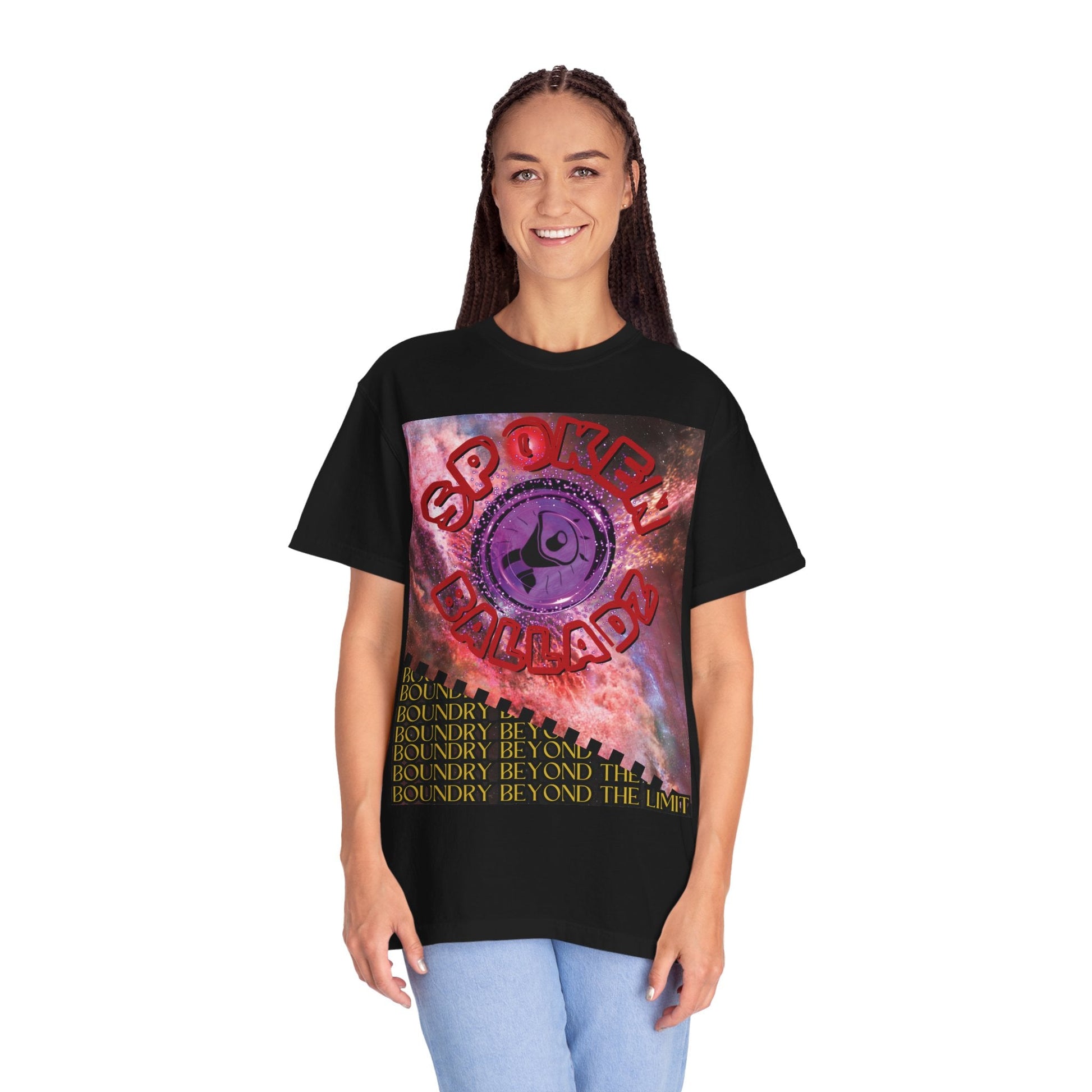 Spoken Balladz Unisex Garment-Dyed 'Sound Of Creation' T-Shirt Printify