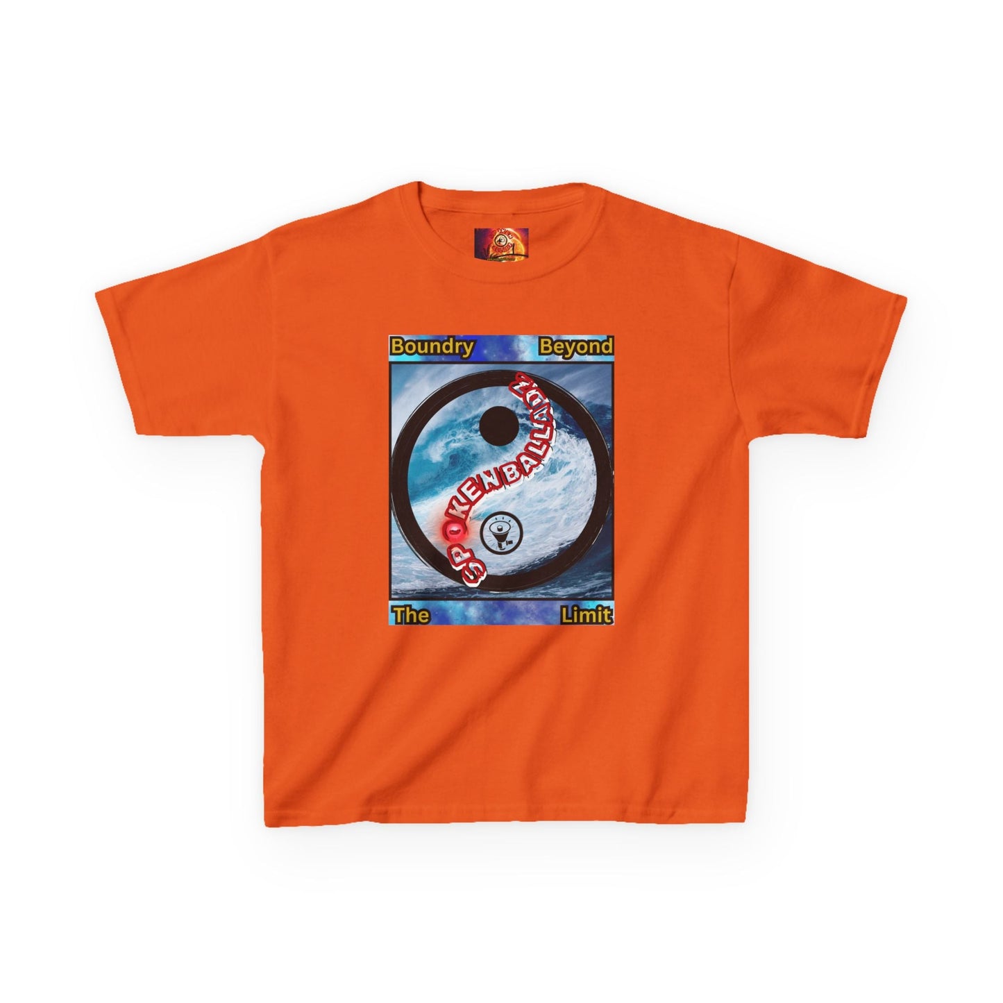 Spoken Balladz - Original 'Ying-Yang' Designer Kids T-Shirt Printify