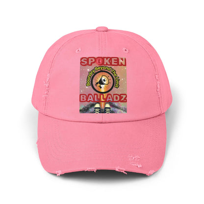 Spoken Balladz 'Universe At Your Feet' Distressed Cap Printify