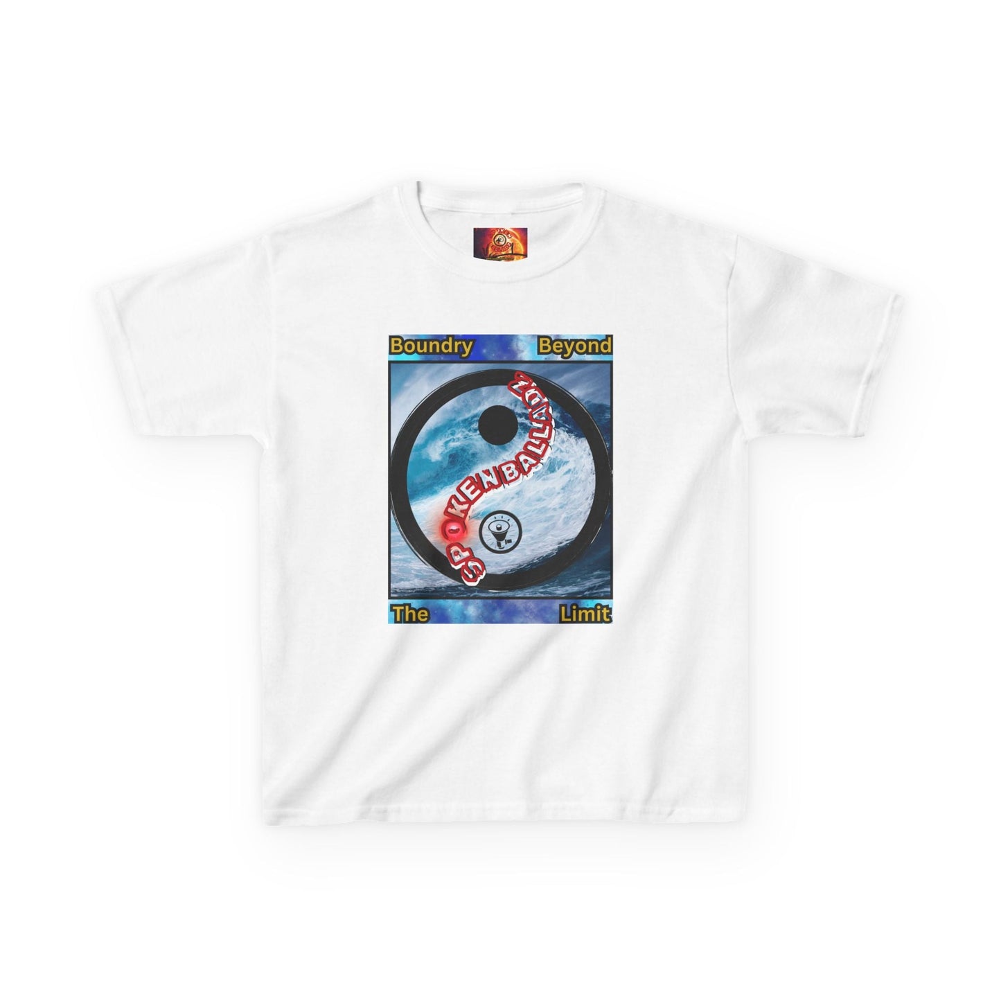 Spoken Balladz - Original 'Ying-Yang' Designer Kids T-Shirt Printify