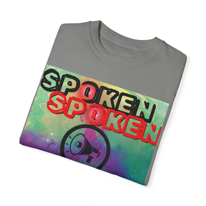 Spoken Balladz Unisex Garment-Dyed 'Say It Twice' T-Shirt Printify