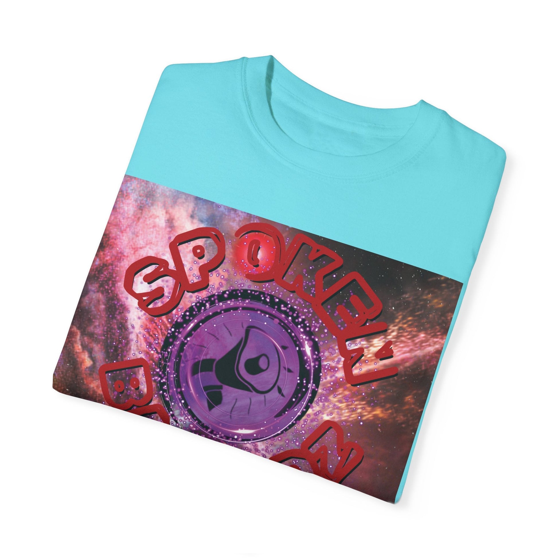 Spoken Balladz Unisex Garment-Dyed 'Sound Of Creation' T-Shirt Printify