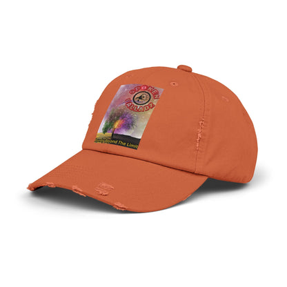 Spoken Balladz 'Spark Of Life' Unisex Distressed Cap Printify