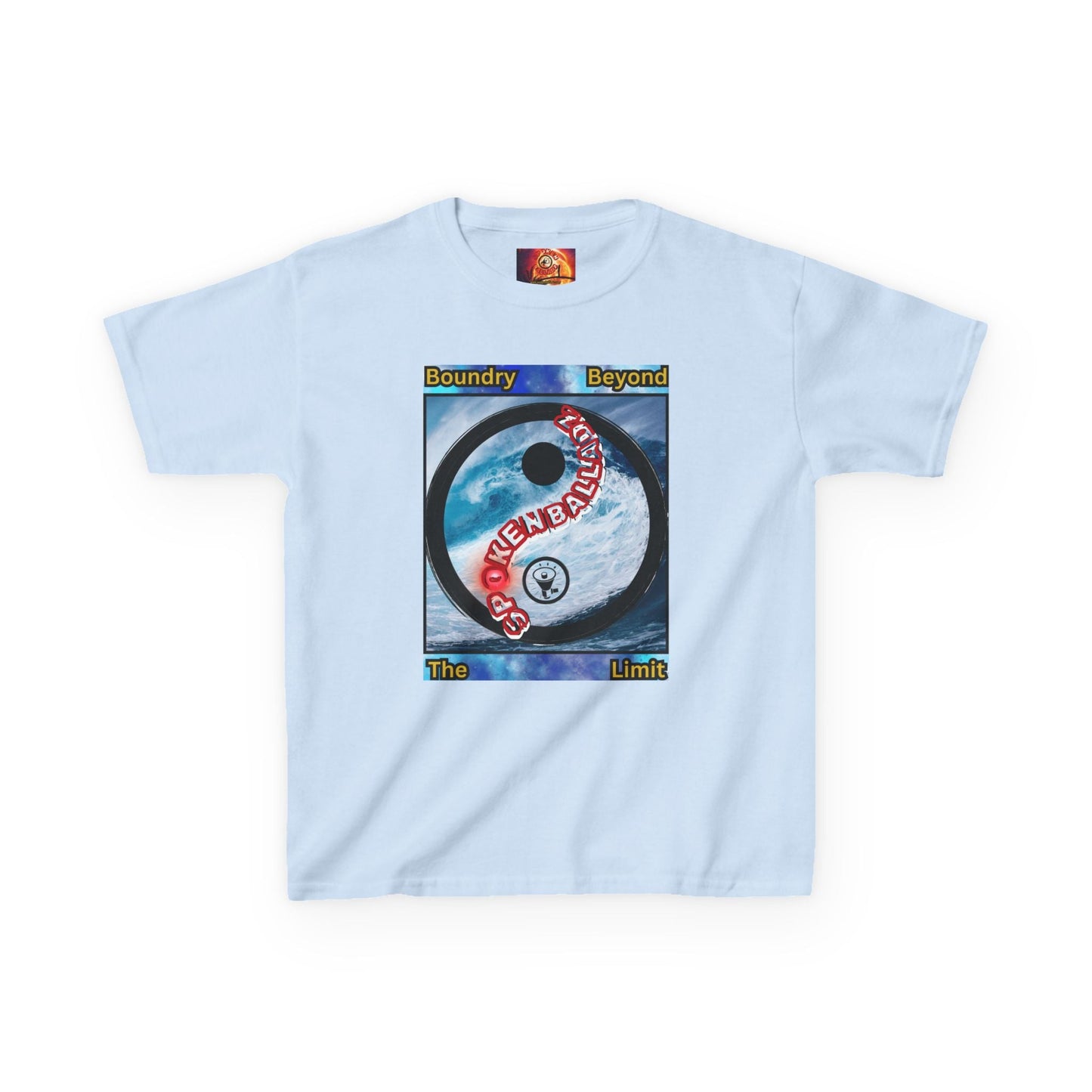 Spoken Balladz - Original 'Ying-Yang' Designer Kids T-Shirt Printify