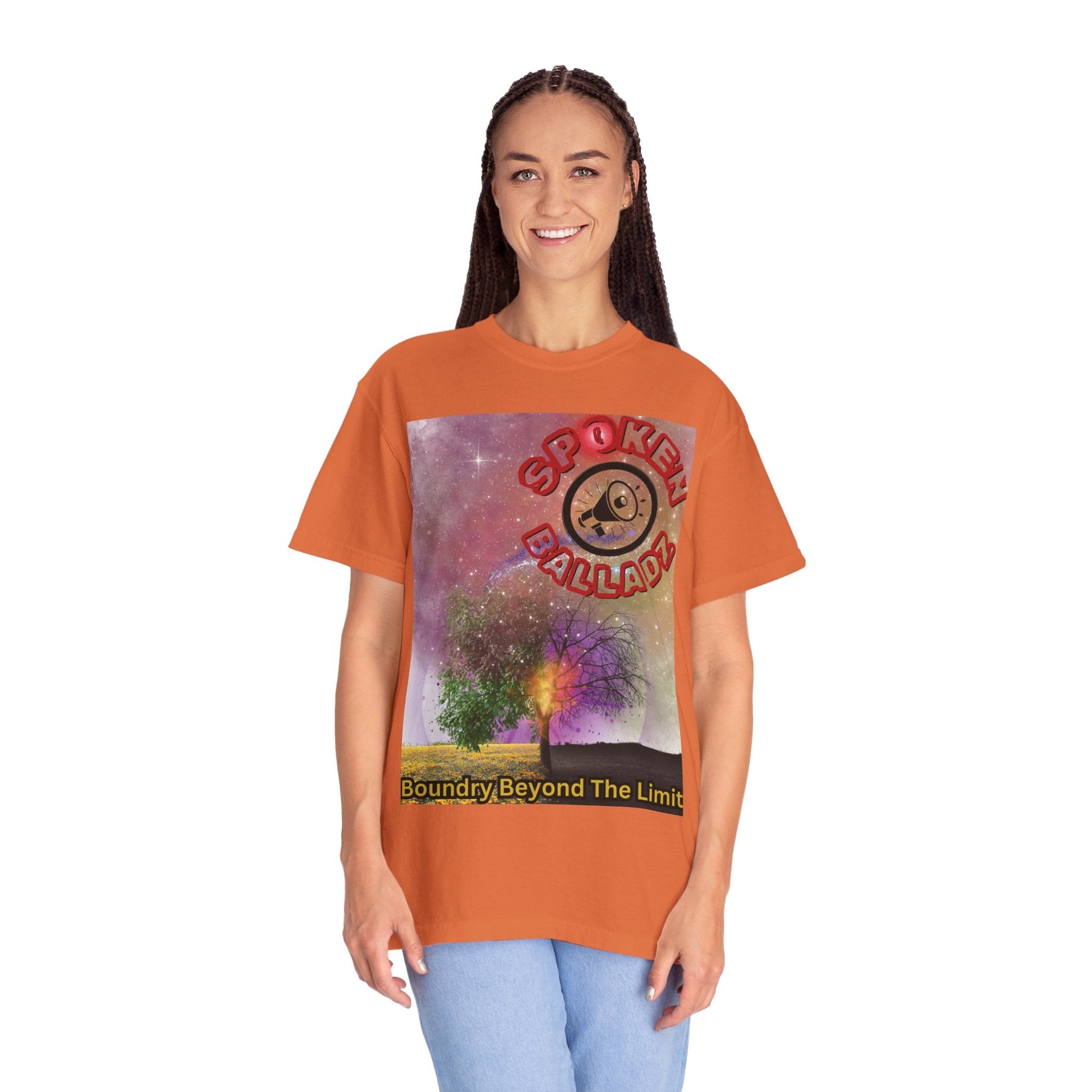 Spoken Balladz Unisex Garment-Dyed 'Spark Of Life' T-Shirt Printify