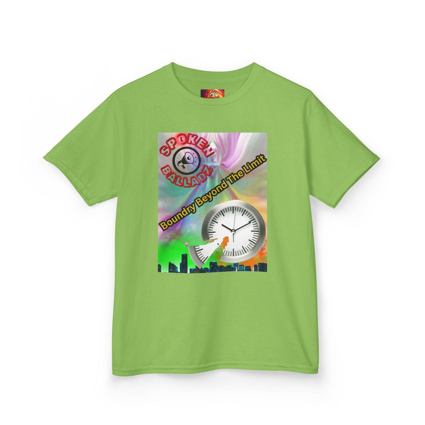 Spoken Balladz - Original 'Tic-Toc' Designer Kids T-Shirt Printify