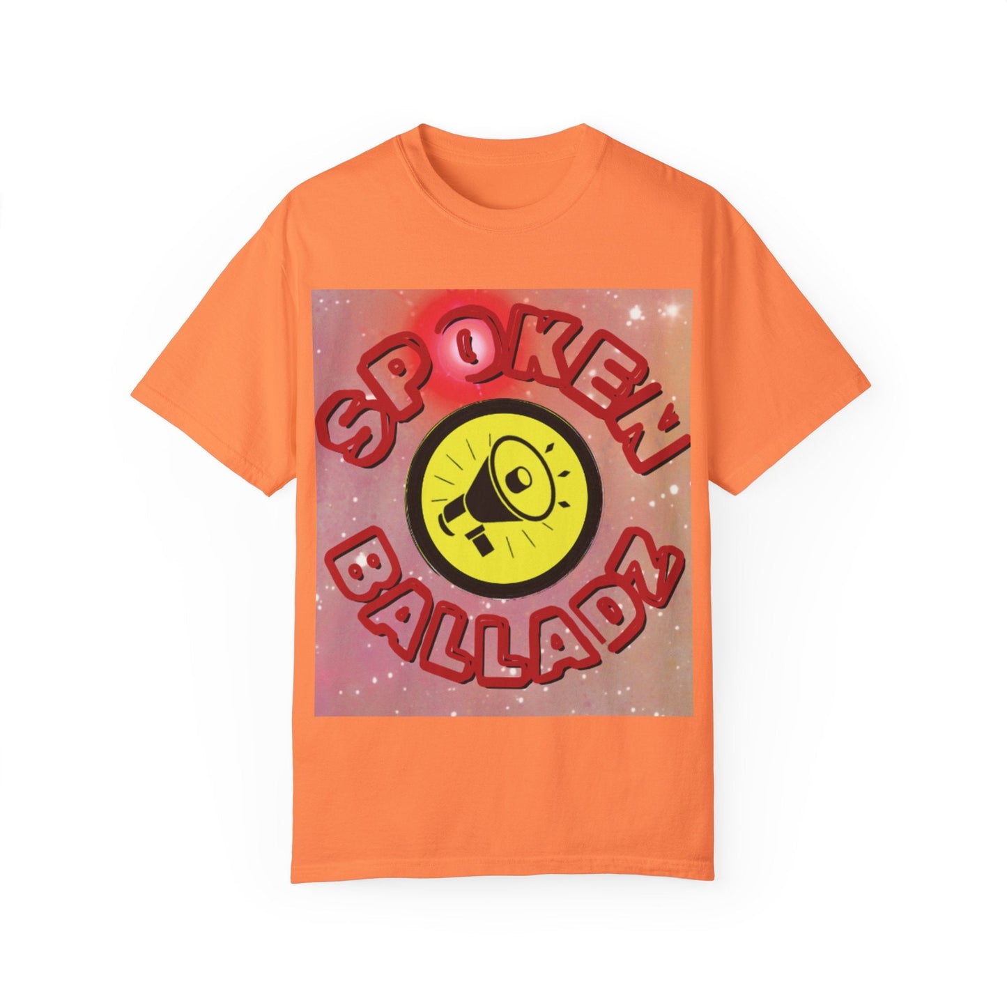 Spoken Balladz Unisex Garment-Dyed 'Signature Logo' T-Shirt Printify