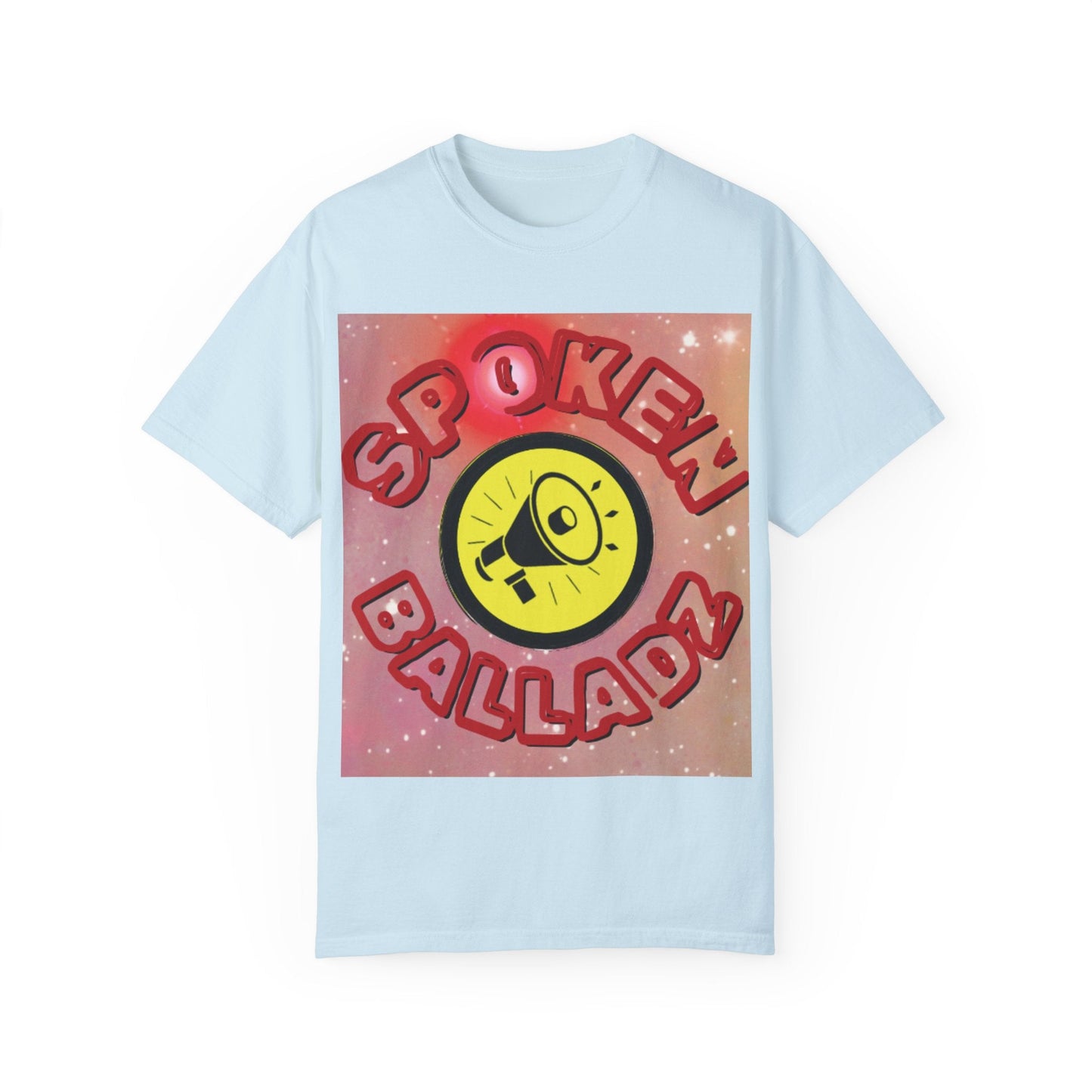 Spoken Balladz Unisex Garment-Dyed 'Signature Logo' T-Shirt Printify