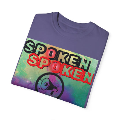 Spoken Balladz Unisex Garment-Dyed 'Say It Twice' T-Shirt Printify