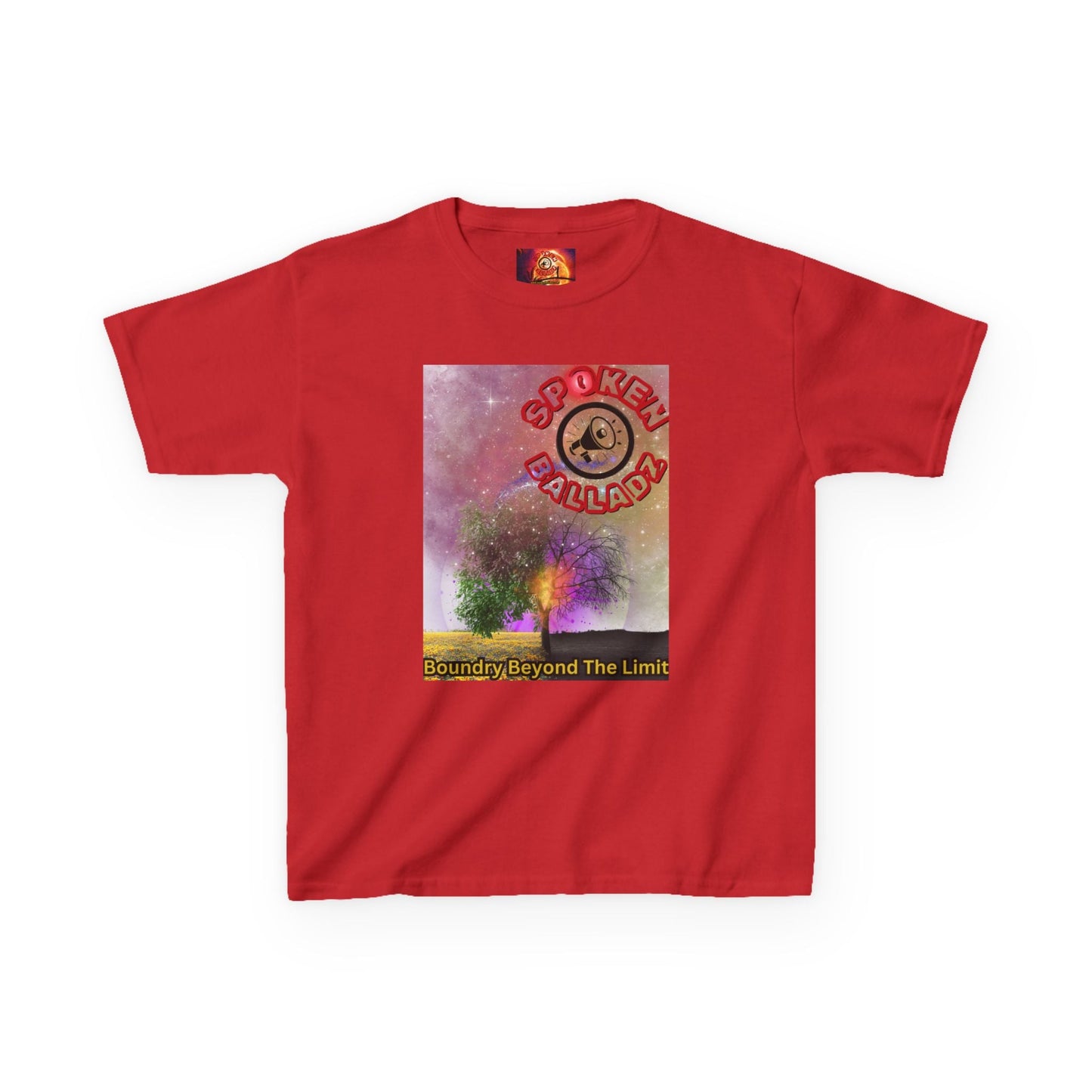 Spoken Balladz - Original 'Spark Of Life' Designer Kids T-Shirt Printify