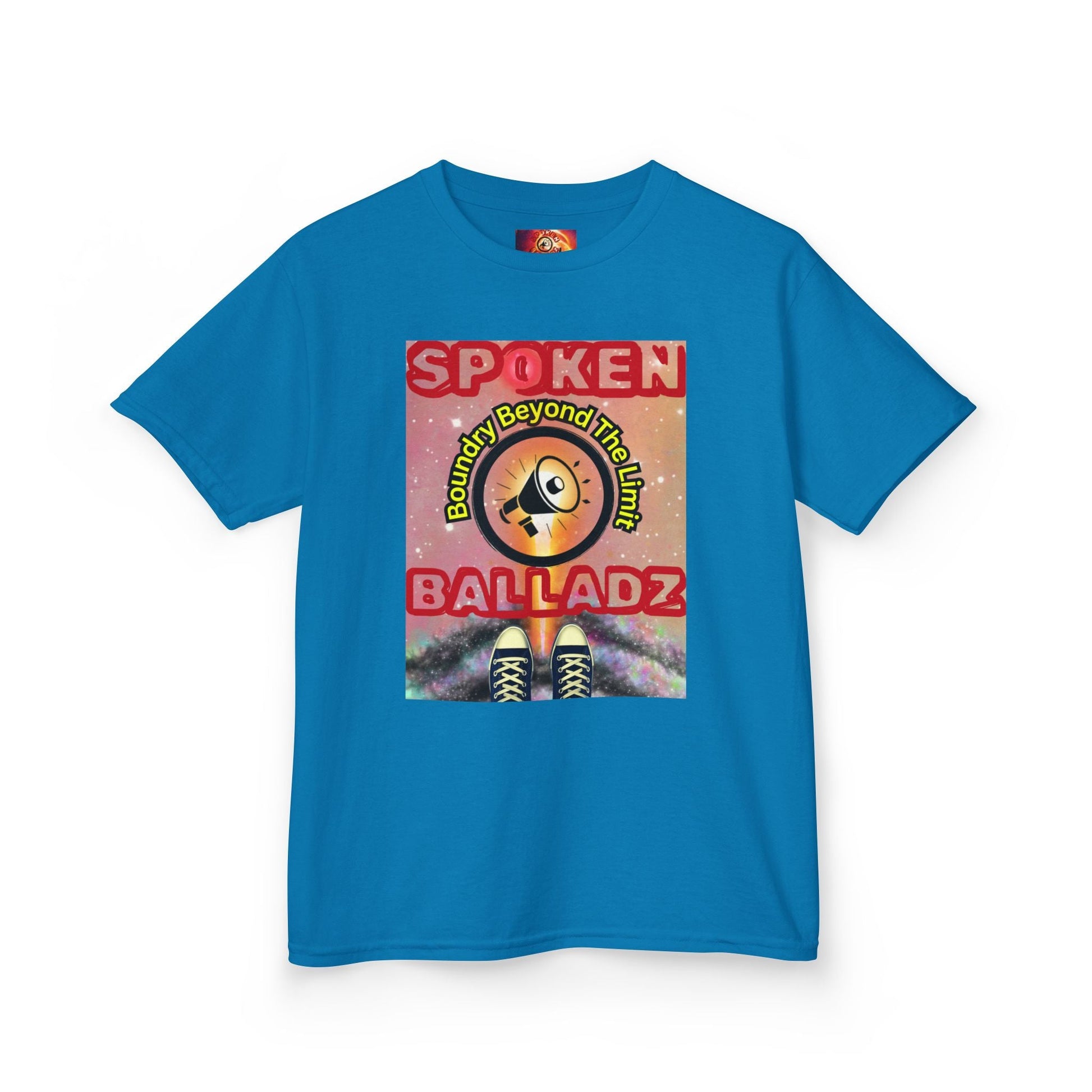 Spoken Balladz -Original 'Feet At Your Universe' Designer Kids T-Shirt Printify