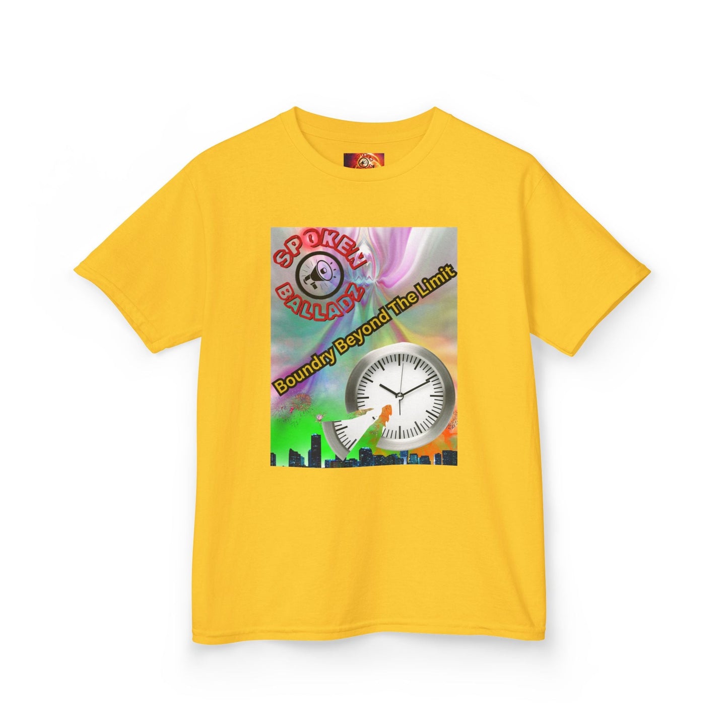 Spoken Balladz - Original 'Tic-Toc' Designer Kids T-Shirt Printify