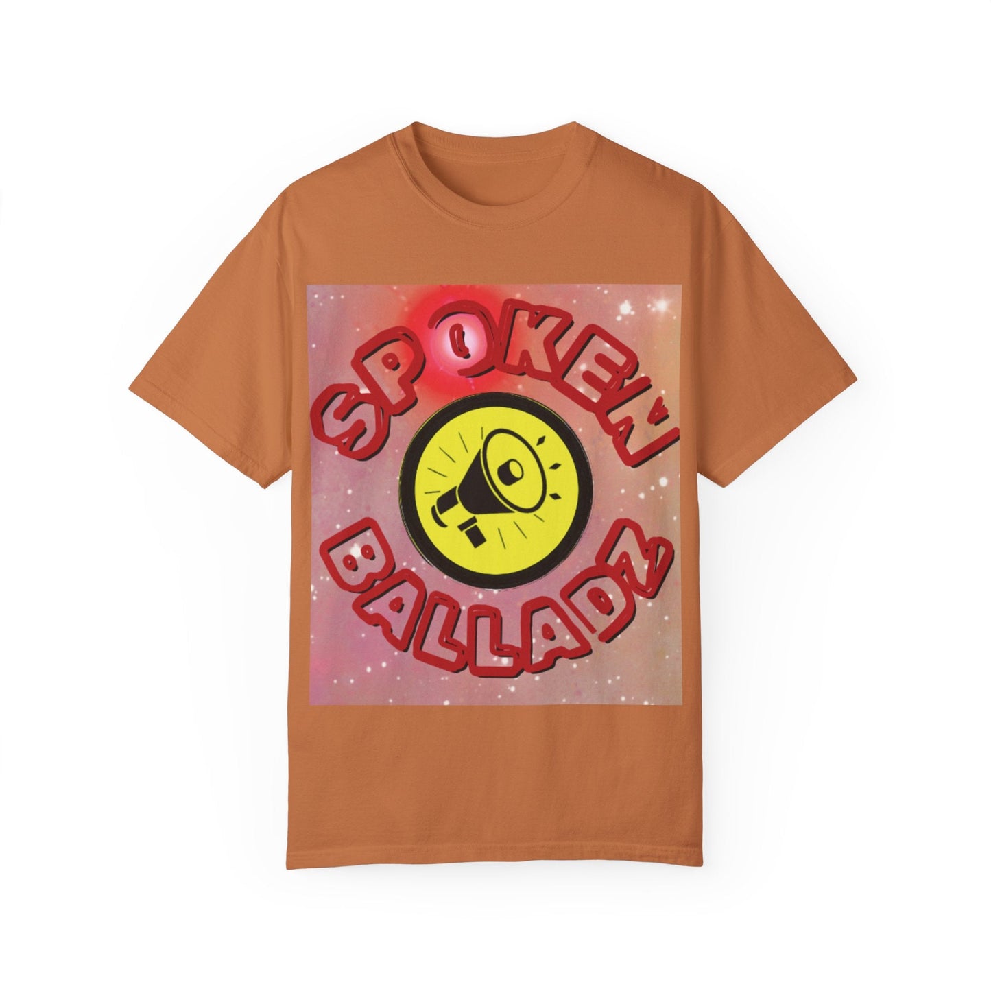 Spoken Balladz Unisex Garment-Dyed 'Signature Logo' T-Shirt Printify