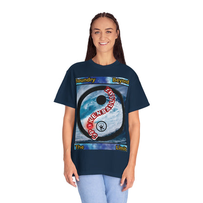 Spoken Balladz Unisex Garment-Dyed 'Ying Yang' T-Shirt Printify