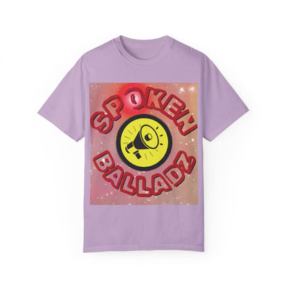 Spoken Balladz Unisex Garment-Dyed 'Signature Logo' T-Shirt Printify