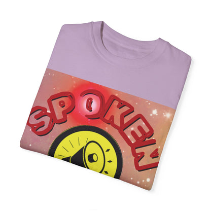 Spoken Balladz Unisex Garment-Dyed 'Signature Logo' T-Shirt Printify