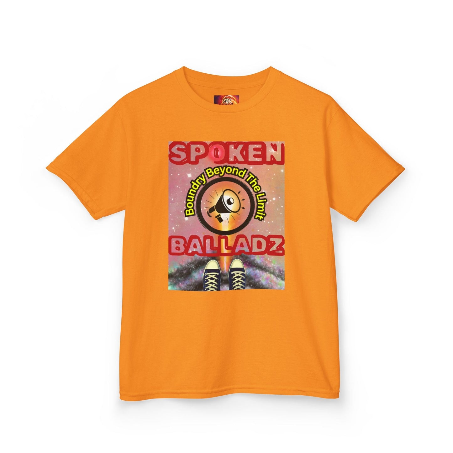 Spoken Balladz -Original 'Feet At Your Universe' Designer Kids T-Shirt Printify